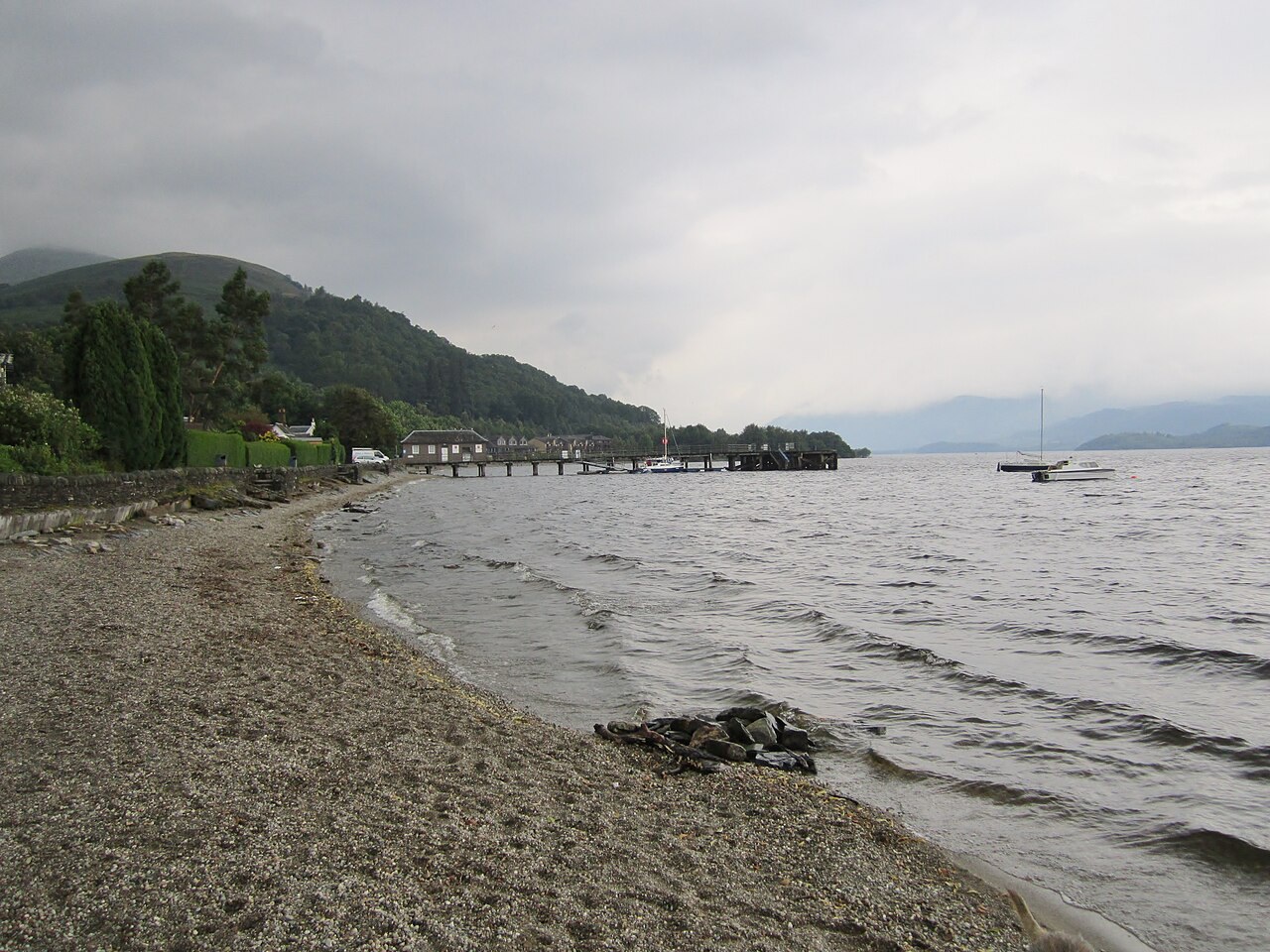 Luss beach