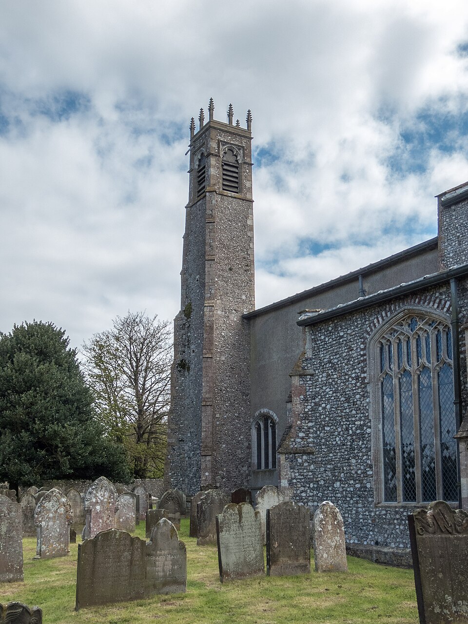 Bell tower of St Nicholas Church in Blakeney