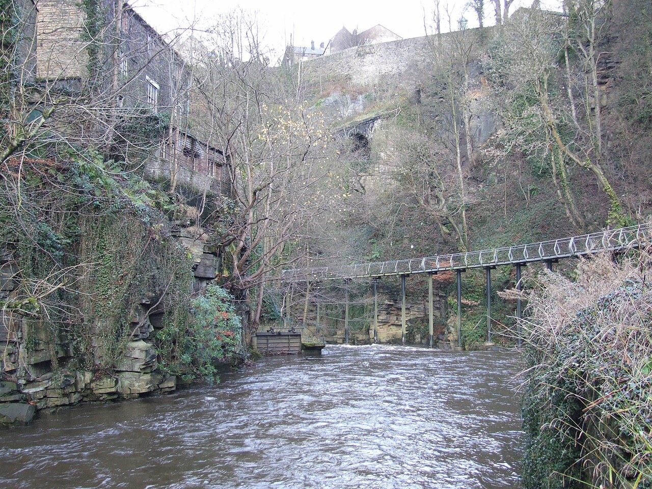Torrs Millennium Walkway in New Mills