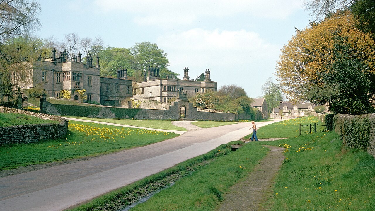 Tissington Hall in Tissington