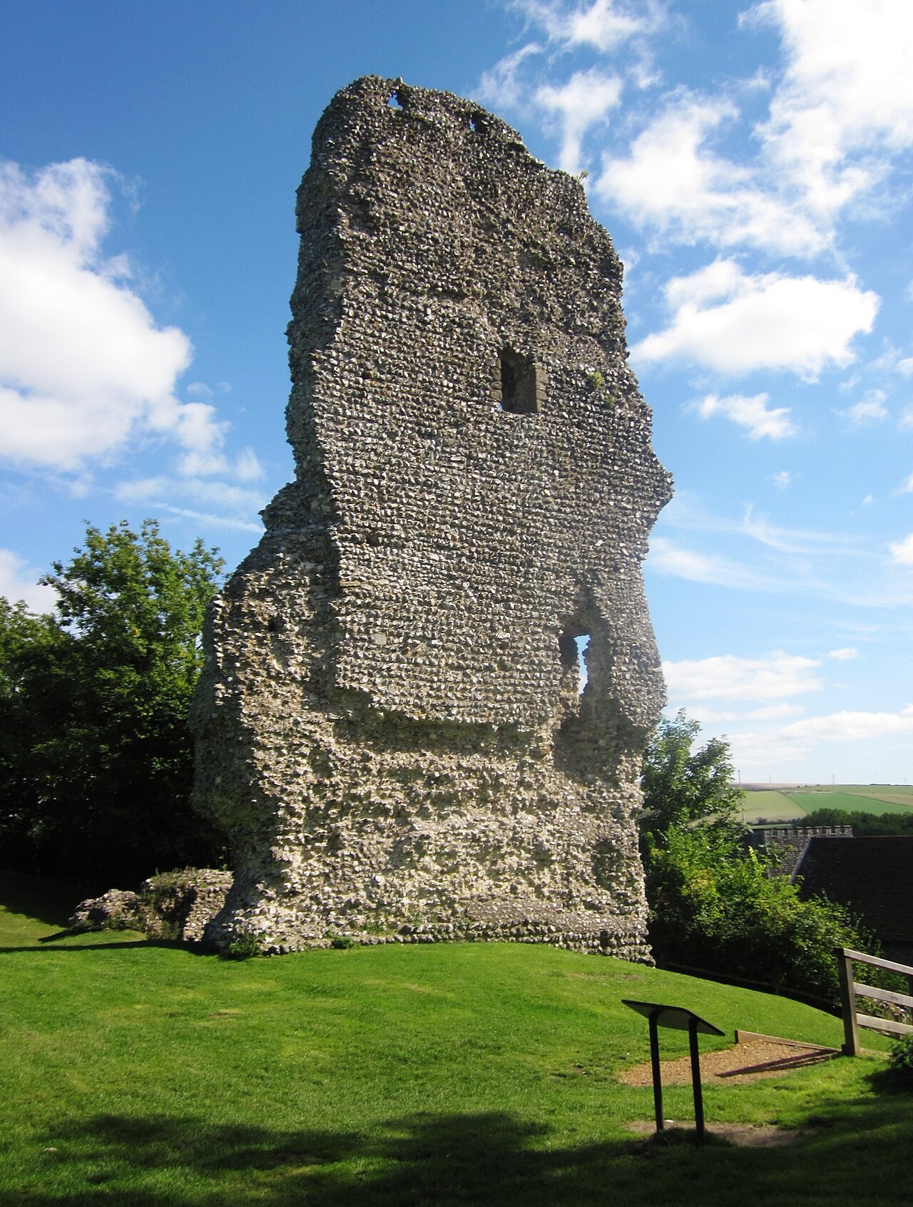 Bramber Castle in Bramber